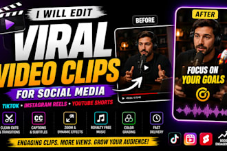 professionally clip long videos into engaging short videos