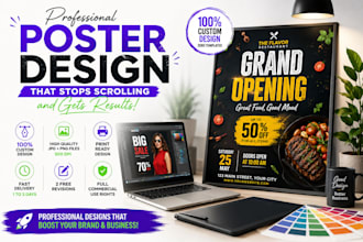 design professional business posters