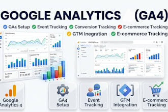 set up google analytics ga4 with conversion tracking