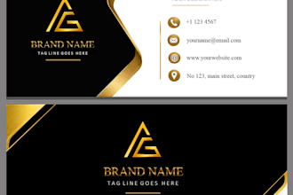 do luxury minimal business card design
