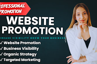 promote your website to increase visibility and grow your business