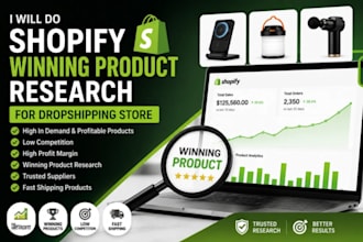 do shopify dropshipping winning product research