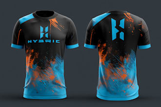 design a full print sublimation jersey, esports jersey,