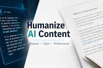 humanize ai content and edit it for natural readability