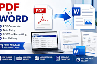 pdf to word or excel manually and accurately