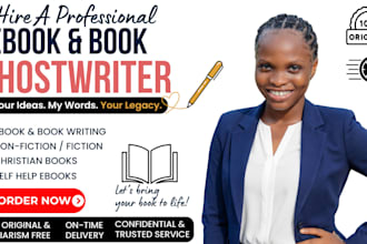 ghostwrite non fiction christian ebook prayer journal book writer for amazon kdp
