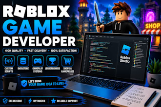 create a full roblox game for you from scratch