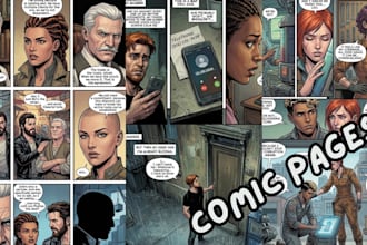 design comic book illustration graphic novel nsfw and comic cover