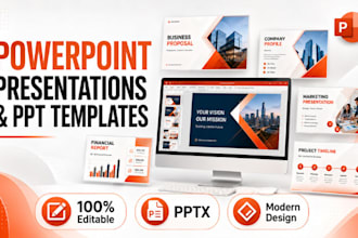 design professional powerpoint presentations and PPT templates