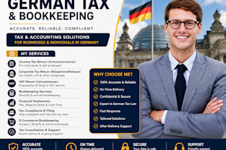 do german tax return, vat, income tax, corporate tax, bookkeeping for businesses