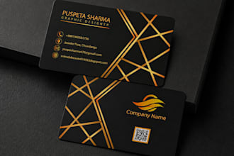 create modern minimalist luxury business card design