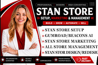 stan store,stan store setup,stan store marketing,gumroad promotion,beacons ai