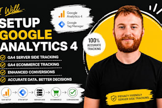 setup google analytics 4, ga4 server side tracking, ga4, ga4 ecommerce tracking
