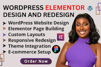 wordpress elementor website design website development woocommerce website
