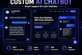 build a custom ai chatbot for your website