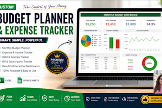 do google sheet, microsoft excel spreadsheets budget planner and expense tracker