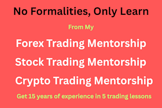 be forex trading mentor, stock trading mentor, and crypto trading mentor
