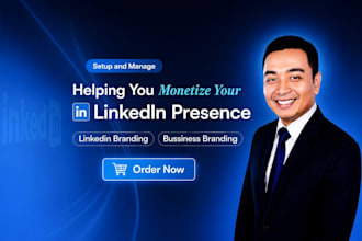 design linkedin profile and company branding for growing