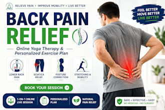 provide online yoga sessions for back pain relief
