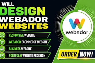 design responsive webador ecommerce business website redesign portfolio website