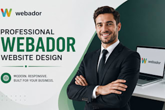 responsive webbador website design redesign webador website for your business