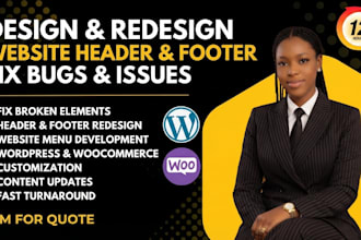 fix wordpress header, navigation menu, mobile menu and sticky header