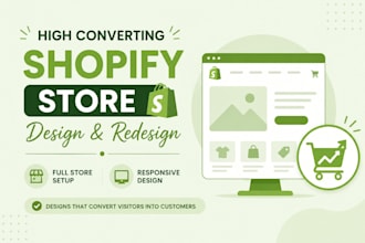 build high converting 7 figure shopify dropshipping store or shopify website