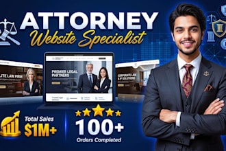 design law firm, attorney, legal or lawyer wordpress website