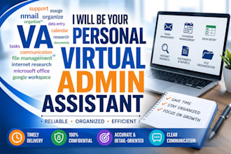be your personal virtual admin assistant
