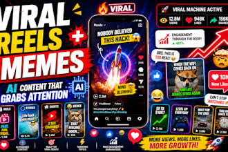 create ugc video ads, viral reels, memes and story content