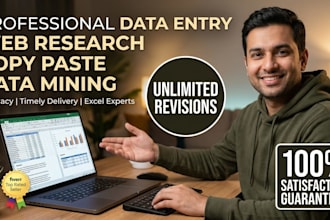 do error free data entry, copy paste, and typing work