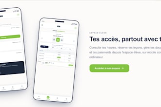 build a modern business website with payments and dashboard