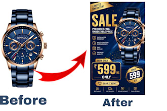 design product ad banner for amazon flipkart and social media