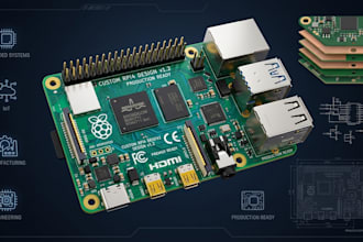 develop raspberry pi pcb, embedded electronics, and production ready designs