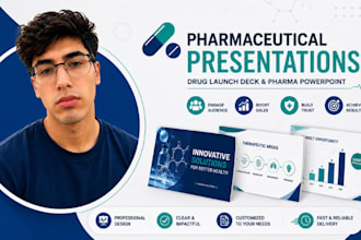 design pharmaceutical sales presentation, drug launch deck and pharma powerpoint