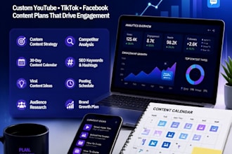 create a winning content strategy for your youtube, tiktok, and facebook