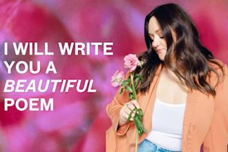 write a personalized poem for your special occasion