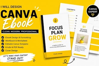 create ebook canva minimalist ebook design journal workbook design ebook layout