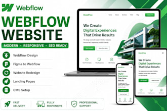 design webflow website, redesign webflow, figma to webflow