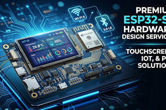 design esp32s3 touchscreen pcb iot devices smart electronics solutions