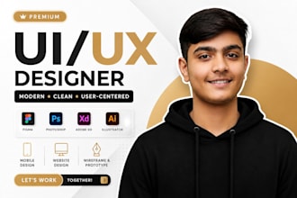 design modern figma website UI for startups and dashboards