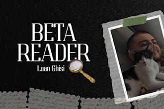 beta read your text or book