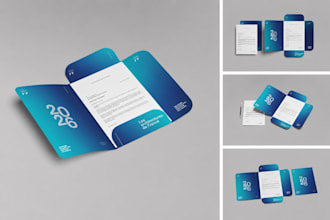 design a top notch presentation folder or file