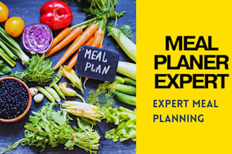 do a professional meal plan for you and family