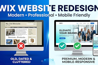 redesign wix website modern wix website redesign expert