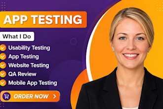 do app testing, mobile app testing, bug testing and QA testing for your app
