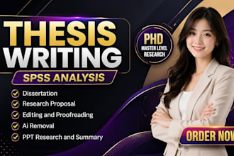 professionally proofread and format your thesis, dissertation or research paper