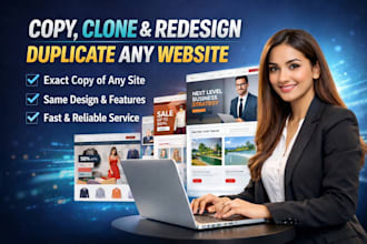 copy clone website,duplicate website or redesign website