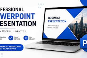 create professional microsoft powerpoint presentation