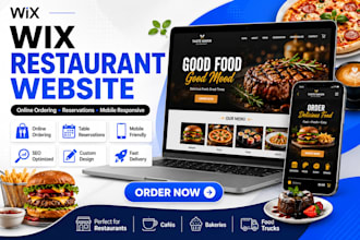 design wix restaurant website with online ordering wix website and redesign